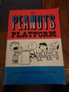 Vintage Political 1968 The Peanuts Platform Charles M. Schultz Book Comic 海外 即決