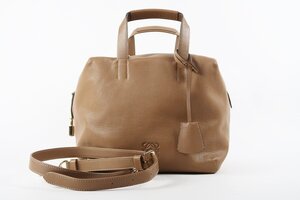 【美品】LOEWE ロエベ オリガミクボ 2WAYショルダー ハンドバッグ レザー ブランド鞄 レディース【RC24】