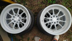 stance comcept whoppr 8j +15 16インチ 2本 100/114.3 4穴　引き取り可