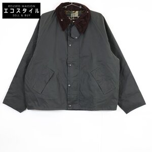 新品同様/国内正規/24年製 Barbour バブアー 242MWX1678 TRANSPORTトランスポート ワックス コットン ショートブルゾン 38 メンズ