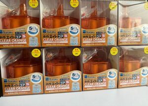 新品 限定カラー品！水槽エイトコアSオレンジ/最強投げ込みフィルターS/8個セット