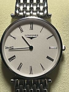 美品　1円スタート　LONGINES ロンジン L4.635.2 クラシック ホワイト文字盤メンズ腕時計 稼働