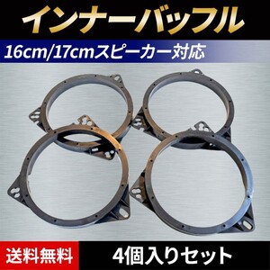 インナーバッフル バッフルボード 汎用 車 カーオーディオ ホンダ ステレオ 左右セット 制振 カロッツェリア ダイハツ 制振 16cm 17cm