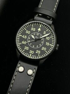 2024年購入 ★ほぼ未使用★ 自動巻 Laco 861760 PILOT Bielefeld42 パイロット ビーレフェルト42