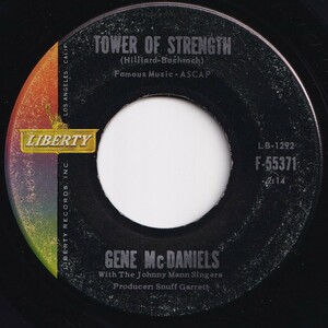 Gene McDaniels Tower Of Strength / The Secret Liberty US F-55371 205461 R&B R&R レコード 7インチ 45