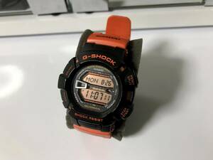 美品動作品 CASIO G-SHOCK G-9000R MUDMAN マッドマン レスキューオレンジ 即決