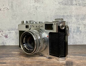 Nikon S2 Body + H.C 50mm f/2 レンズ ニコン 日本光学 レンジファインダー フィルムカメラ 前期型 nikon s2 セット