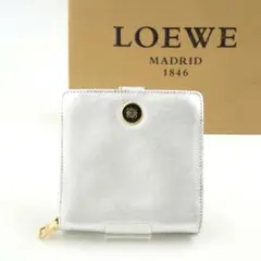 ✨新品未使用✨　LOEWE ミニ財布　アマソナ　アナグラム　ラウンド　ベルト