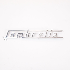 Badge legshield -casa LAMBRETTA- Lambretta - LIS 125 SX J50 DL ランブレッタ レッグシールドスクリプト バッジ 3型後期SX等