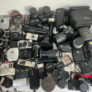 カメラ フィルムカメラ ポラロイド レンズ 大量 セット まとめて Canon MINOLTA YASHICA Nikon PENTAX Kawa fujica OLYMPUS ジャンク