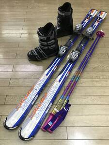 ☆★☆2025セール！メンズカービングスキー４点セットN388 FISCHE AMC 570 165cm /靴 BIGHORN 27.0-27.5cm/ POLE新品115cm