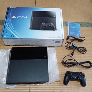 ★10時間以内発送★良品 ほぼ完品 PlayStation4 CUH-1100AB01 ジェット・ブラック 500GB PS4