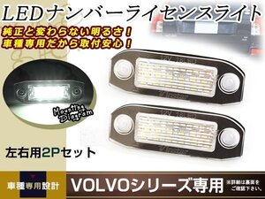 ボルボ C70/S40/S60/S80/V50/V60/V70 LED ライセンスランプ