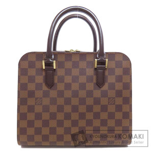 LOUIS VUITTON ルイヴィトン トリアナ ハンドバッグ ダミエキャンバス レディース 中古