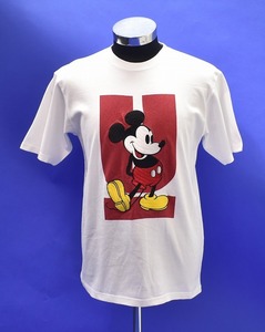 UNDERCOVER (アンダーカバー) UC1C8805 Disney Mickey Mouse U TEE ディスニー ミッキーマウス ロゴ Tシャツ 半袖 S/S コラボ 別注 JUN 白