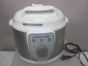 ★26）②電気圧力鍋・コイズミ「Pressure cooker/APC-T19/W」3.0L　2016年製　箱、説明書なし※動作OK/キズ使用感現状品■80