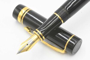 PARKER パーカー DUOFOLD デュオフォールド ブラック 18K 750 XF 万年筆 20795221