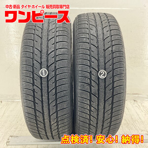 中古タイヤ 2本セット 195/65R15 91T ジーテックス WP1000 冬 スタッドレス 195/65/15 アイシス/ウィッシュ b9963