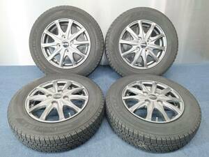 ★8-8.5分山★20年製★ HANKOOK Winter i cept iZ2A 145/80R13　社外ホイール 13×4J +43 4H-100 4本セット スタッドレス 軽自動車等　G181