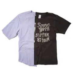 バンドT リメイク ソニックユース Tシャツ ストライプ Sonic Youth