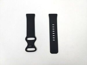 Fitbit Versa 3 バンド 交換ベルト シリコン Sサイズ ブラック