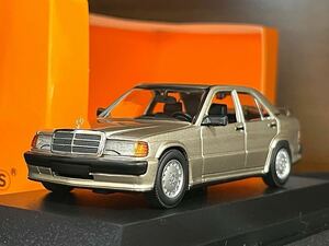 1/43 ミニチャンプス メルセデスベンツ 190E 2.3-16 W201 ゴールド 1:43 Minichamps Mercedes-Benz 190E 2.3-16 W201 1984 light gold