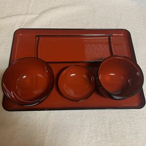 お食い初め食器セット 女の子　越前漆器