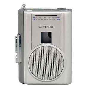 WINTECH AM/FMラジオ付テープレコーダー PCT-02RM /l