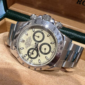 【ITUMJ7JN6FS8】ROLEX ロレックス デイトナ 116520 アイボリー F番 レア