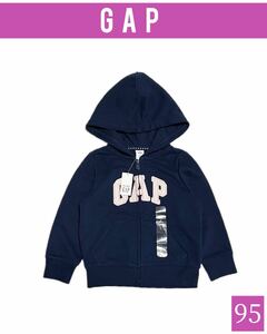 【未使用タグ付き】GAP ジップアップ パーカー　size95