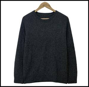 uniform experiment 18AW LAMBS WOOL BASIC CREW NECK KNIT ロゴ ワッペン ウール ニット クルーネック セーター カットソー 3 SOPHNET