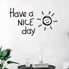 ウォールステッカー　ステッカー　英語　Have a nice day インテリア