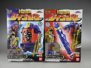 新品未開封品 侍戦隊シンケンジャー 食玩 ミニプラ ロボシリーズ 侍合体 ダイゴヨウ 全2種 コンプリートセット シンケンオー 提灯 十手即決