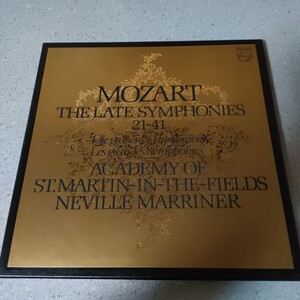 LP盤 8枚 NEVILLE MARRINER/MOZART THE LATE SYMPHONIES 21-41/PHILIPS 18PC31 LP　oa7