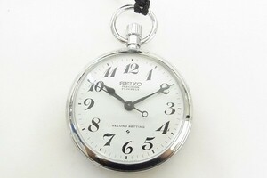 R605-E8-77◎ SEIKO セイコー 懐中時計 クォーツ 現状品◎