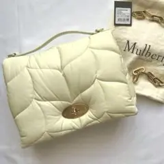 mulberry マルベリー ソフティ チェーンショルダーバッグ ホワイト