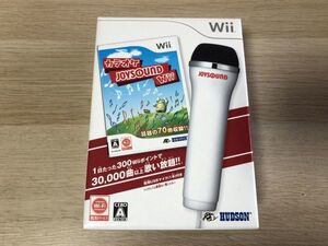 Wii ソフト カラオケジョイサウンドWii 動作未確認の為ジャンク【管理 13500】【ジャンク】