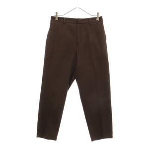 JIL SANDER ジルサンダー Wool Gabardine Trousers ウールギャバジントラウザーズ テーパードスラックス パンツ ブラウン J21KA0011 J40003