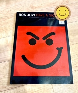 ★即決★送料152円～★ BON JOVI ボン・ジョヴィ　HAVE A NICE DAY GUITAR TAB EDITION