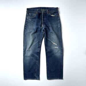 バレンシア工場製 1955年モデル LEVI’S 501XX 501-0003 W36(W35) 米国製 中古 デニムパンツ ジーンズ 50s 55s アメリカ製 USA製 555 55501