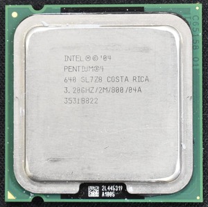 Intel Pentium 4 640 3.2 GHz SL7Z8 Socket 775 LGA775 FSB800 Prescott (動作確認済 中古品) (管:SAC90