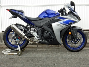 新品 WR’S YZF-R25 (JBK-RG10J) フルエキ チタンオーバルサイレンサー LV2250JM ダブルアールズ マフラー