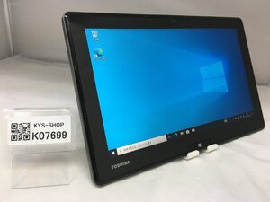 ジャンク/TOSHIBA VT712/H PS712HAM6U7A31/Core i5 3439Y 1.50GHz/128GB/4GB/11.6インチ/Windows10 Pro/高解像度/AC欠品