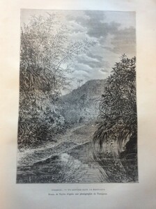 1882年 台湾の山道 トムソン オリジナル木版画