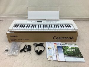 CASIO キーボード/光ナビゲーション LK-526 音出し確認 2022年製/元箱発送 中古品 ACB