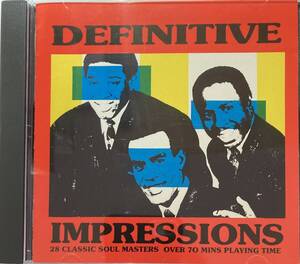 インプレッションズ（The Impressions）「Definitive Impressions」【ベスト盤】（A2）CD