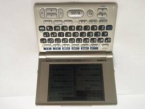 【中古】CASIO Ex-word XD-V6300 電子辞書 生活系充実32辞書