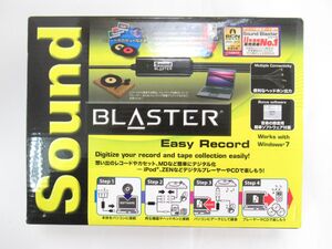 AH 10-2 未使用 クリエイティブメディア サウンド ブラスター SB-EZREC SB1260 CREATIVE Sound BLASTER デジタルミュージック録音