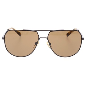 Calvin Klein カルバンクライン Aviator Pilot Sunglasses アビエーター パイロット サングラス アイウェア 眼鏡 ブラウン R161S