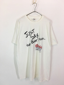 古着 90s Coors Light ビール 企業 メッセージ Tシャツ XL 古着